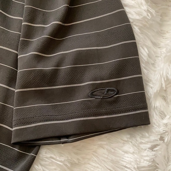 🖤Men’s S Champion Duo Dry Gray Striped Polo - Picture 5 of 7